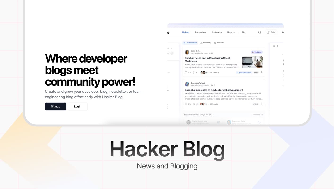 Blogging for developers